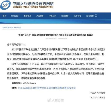 世界杯手机直播-中国乒协公示伦敦世乒赛选拔办法